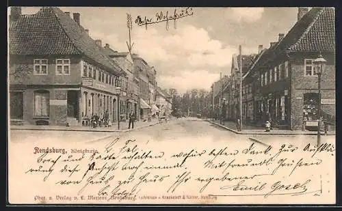 AK Rendsburg, Partie in der Königstrasse