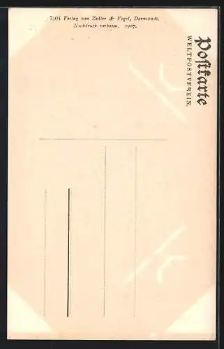 AK Braunschweig, Hinterhaus in der Breitestrasse 14, Feohwinkel