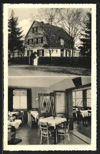 AK Gaggenau /Schwarzwald, Café Restaurant Waldfrieden, Bes. W. Knöller