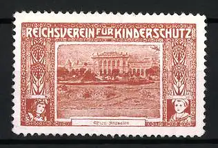 Reklamemarke Wien, Reichsverein für Kinderschutz, Kursalon