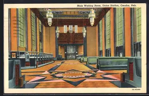 AK Omaha, NE, Main Waiting Room, Union Station