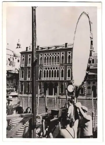 Fotografie Atlantic, Ansicht Venedig - Venezia, erstmalige Filmaufnahmen am Canale Grande 1942