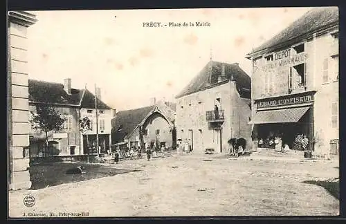 AK Précy, Place de la Mairie