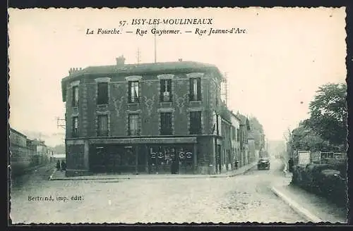 AK Issy-les-Moulineaux, La Fourche, Rue Guynemer, Rue Jeanne d`Arc