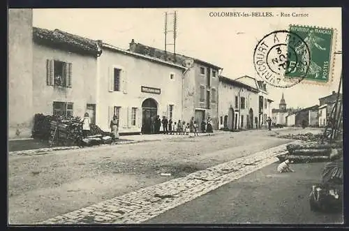 AK Colombey-les-Belles, Rue Carnot, Strassenpartie