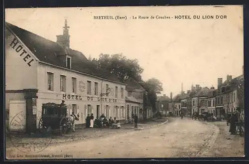 AK Breteuil, La Route de Conches, Hotel Du Lion D'or