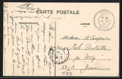 AK Tonnerre, Exposition 1910, Ausstellung