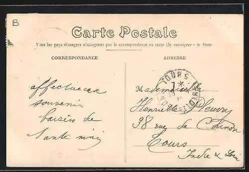 AK Chateau-la-Vallière, Vue Gènèrale Sud - Le Lac