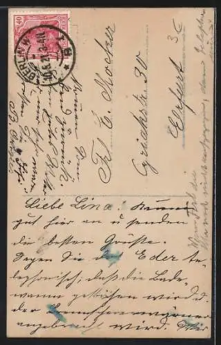 AK Skulpur Wilhelm II. im Exil von Prof. G. Eberlein