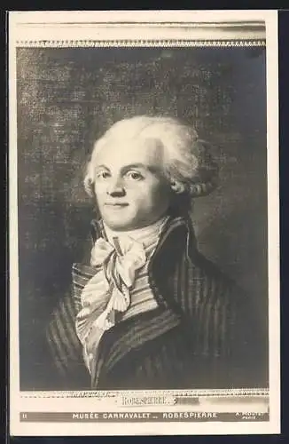 AK Portrait des Robbespierre