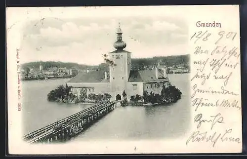 AK Gmunden, Blick auf die Kirche