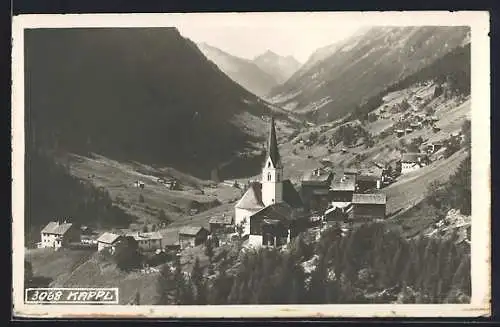 AK Kappl, Ortsansicht mit Blick ins Tal