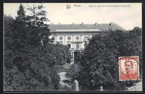 AK Arlon, Hôtel et parc ud Gouvernement provincial