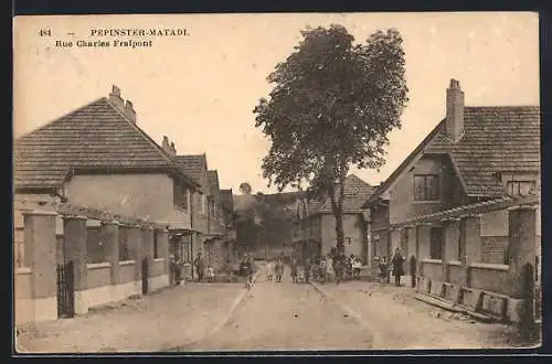 AK Pepinster-Matadi, Rue Charles Fraipont, Strassenpartie