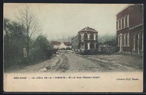 AK Roclenge, Le local de la Fregate et la rue Frenay-Nizet