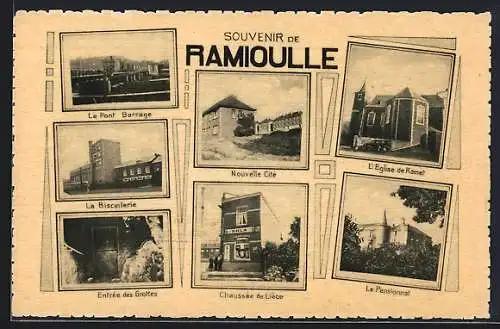 AK Ramioulle, Nouvelle Cite, Le Pont Barrage, Chaussee de Liege