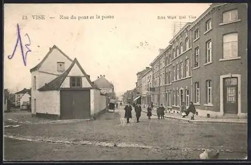 AK Vise, Rue du pont et la poste