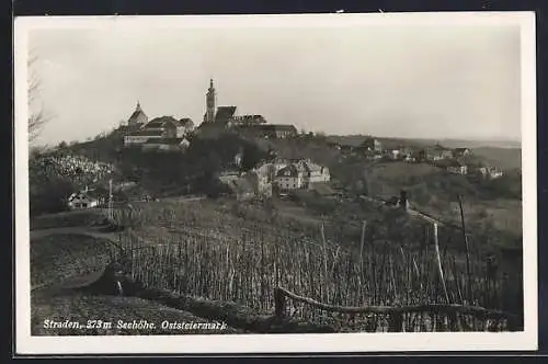 AK Straden /Oststeiermark, Teilansicht mit Kirche