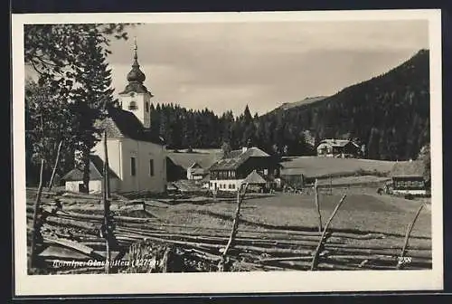 AK Glashütten, Kirche mit Koralpe