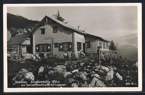 AK Ennstalerhütte, Tanischbachturm mit Lugauer