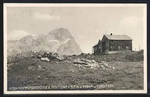 AK Hofpürglhütte, Motiv mit Torstein