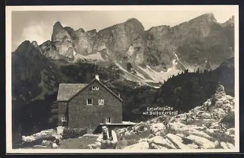 AK Erfurterhütte, Haus mit Dalfazer Grat