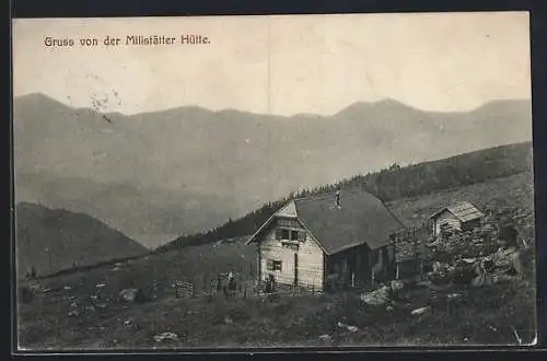 AK Millstätter Hütte, Blick ins Tal