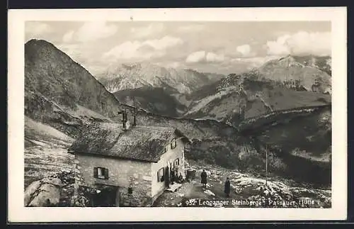 AK Passauer Hütte, Panorama mit Leoganger Steinbergen