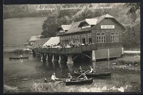 AK Lunz, Grubmayr`s Gasthaus am Lunzersee