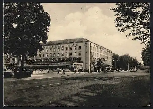 AK Chemnitz, Hotel Chemnitzer Hof, Aussenansicht