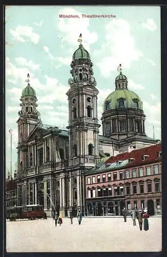 AK München, Theatinerkirche