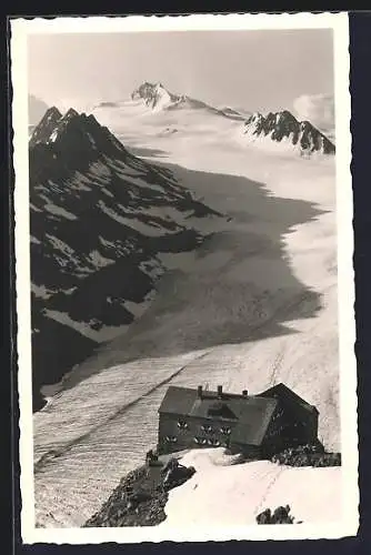 AK Ramolhaus, Ansicht mit den Grossen Gurler-Gletscher u. Hochwilde