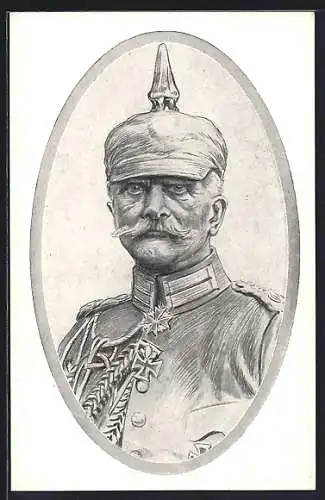 AK Generalfeldmarschall von Mackensen in Uniform mit Pickelhaube