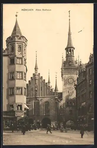 AK München, Altes Rathaus