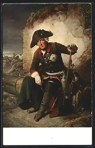 AK König Friedrich II. (der Grosse) nach der Schlacht bei Kolin