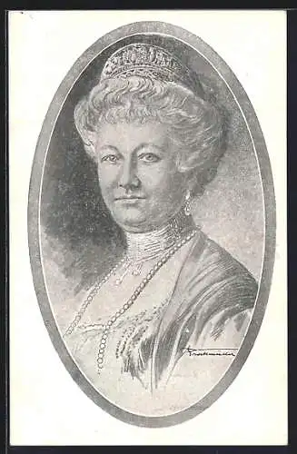 AK Portrait von Kaiserin Auguste Victoria von Preussen