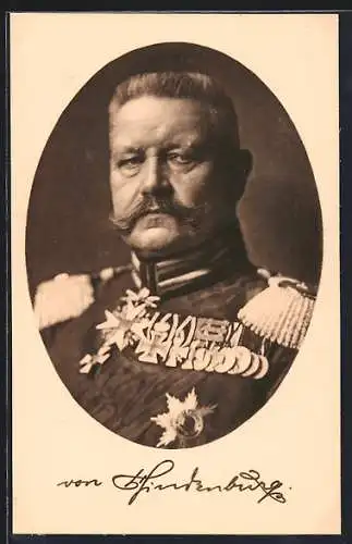 AK Generalfeldmarschall Paul von Hindenburg