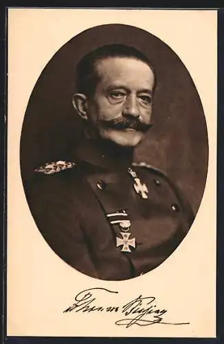 AK Freiherr von Bissing in Uniform