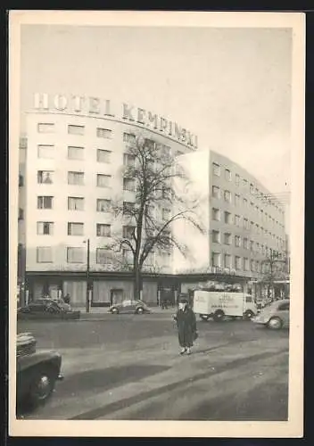 AK Berlin-Charlottenburg, Hotel Kempinski, Kurfürstendamm Ecke Fasanenstrasse