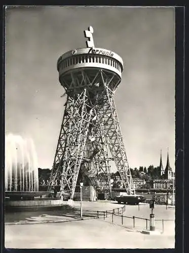 AK Luzern, Weltausstellung der Photographie, Photo-Turm