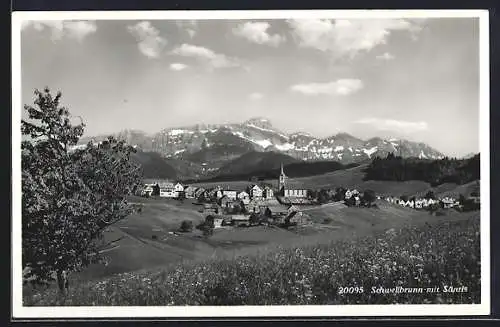 AK Schwellbrunn, Teilansicht mit Säntis