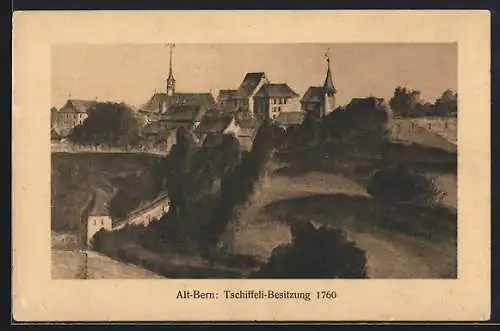 AK Bern, Tschiffeli-Besitzung 1760