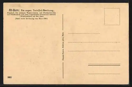 AK Bern, Tschiffeli-Besitzung 1760