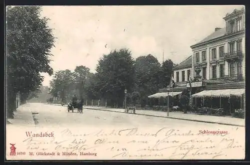 AK Hamburg-Wandsbek, Gartenbau-Ausstellung in der Schlossstrasse