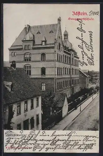 AK Idstein, Blick auf die Baugewerkschule