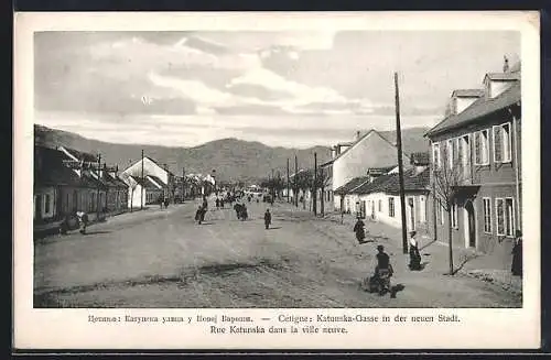 AK Cetigne, Katunska-Gasse in der neuen Stadt