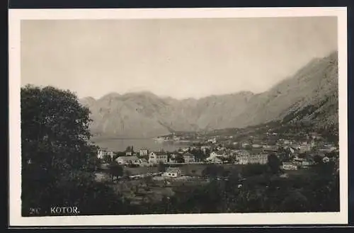 AK Kotor / Cattaro, Blick zum Ort