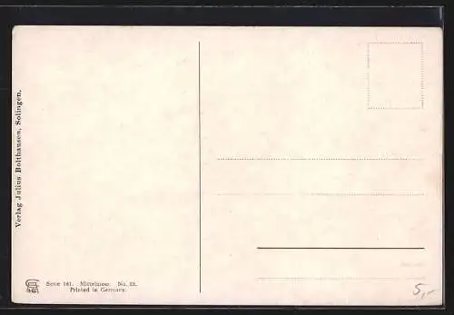 Künstler-AK Friedrich Perlberg: Kotor / Cattaro, Panorama