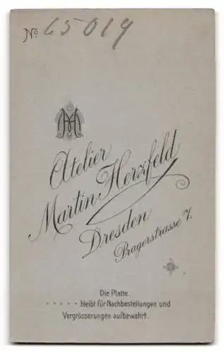 Fotografie Atelier Martin Herzfeld, Dresden, Pragerstrasse 7, Porträt einer Frau