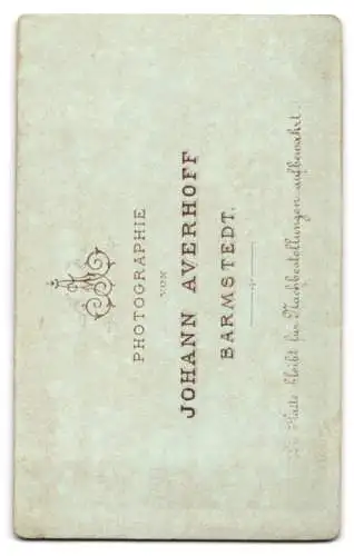 Fotografie Johann Averhoff, Barmstedt, Porträt eines jungen Mannes